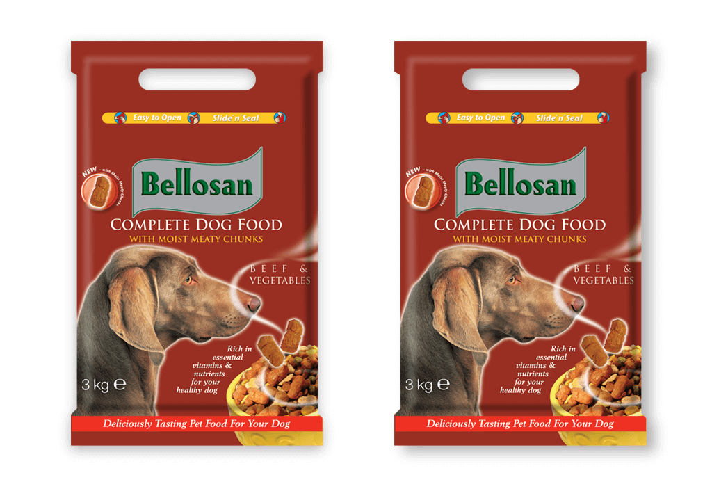 Packaging Bellosan Dog food