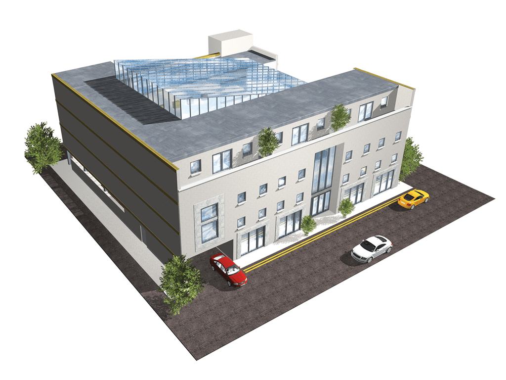 3D Illustration Office Building